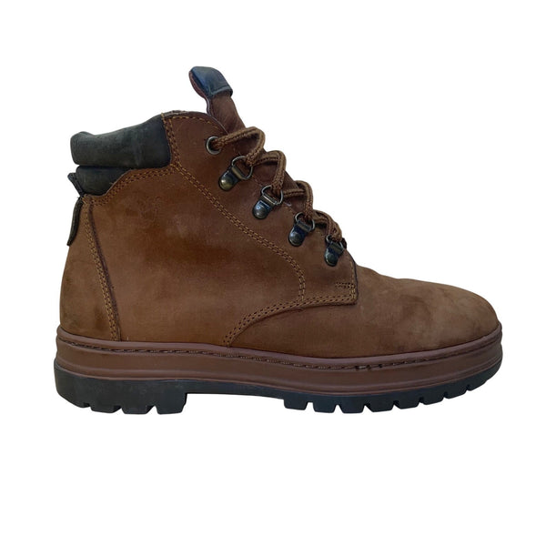 Timberland Men's Brown Leather Lace-Up Outdoor Wear Hiking Boots Size 8.5