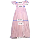 Ever Pretty Womens Pink Polyester Off Shoulder Maxi Dress Size L