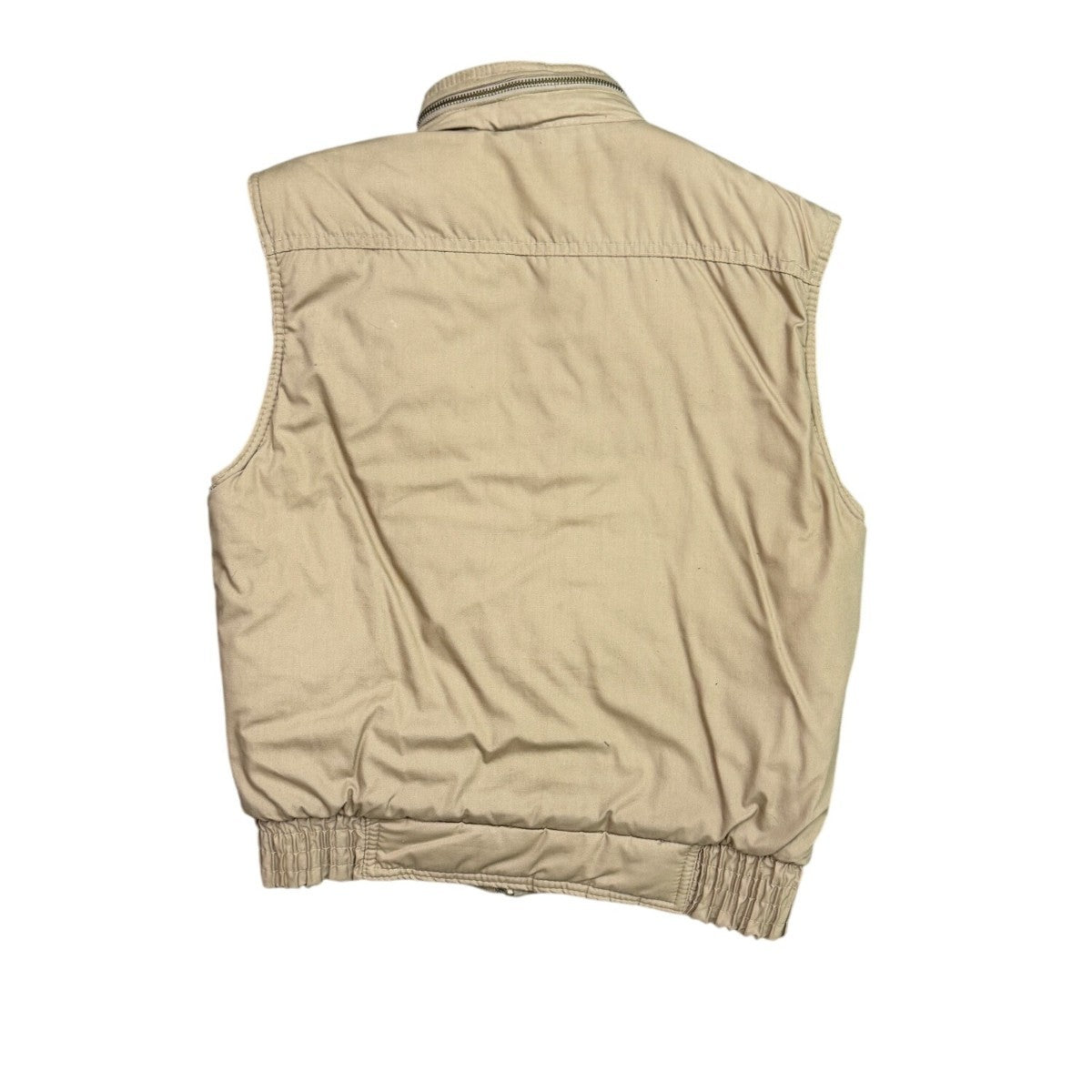 Wear-Guard Mens Beige Utility Vest Small Outdoor Multi-Pocket Rugged
