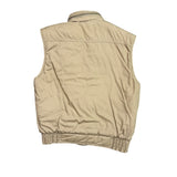Wear-Guard Mens Beige Utility Vest Small Outdoor Multi-Pocket Rugged