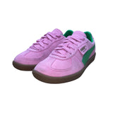Puma Women’s Pink & Green Suede Lace Up Casual Palermo Sneakers Size 8