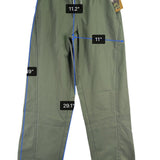 Avalanche Mens Green Polyester Relaxed Fit High-Waisted Soft Pants Size S
