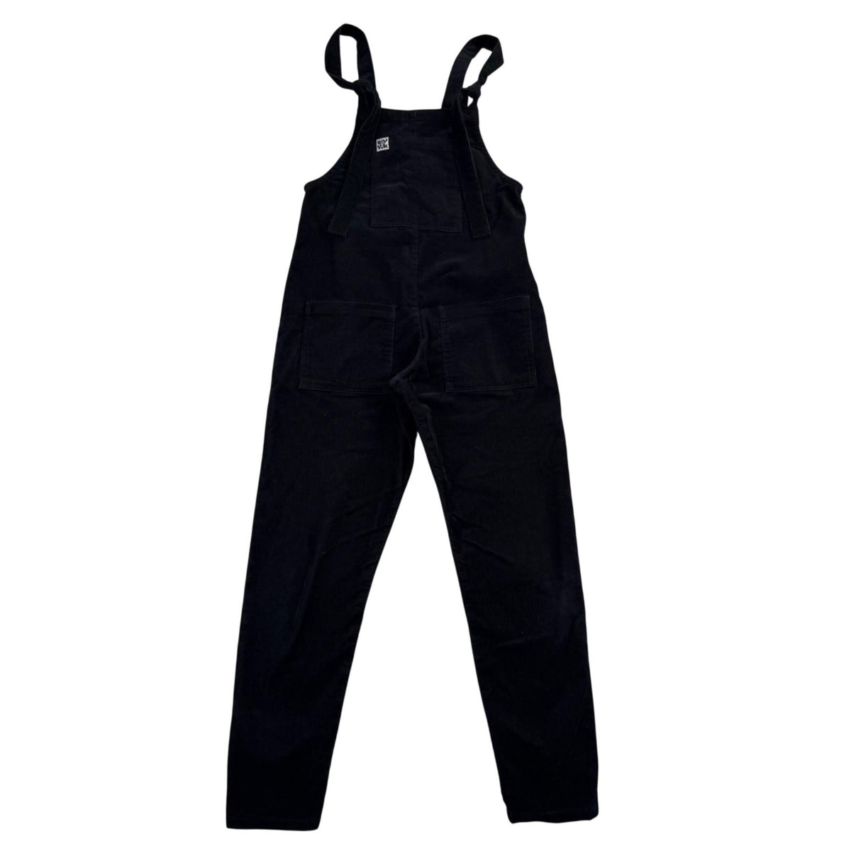 Lucy & Yak Womens Black Corduroy Overalls Adjustable Size UK 8R