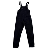 Lucy & Yak Womens Black Corduroy Overalls Adjustable Size UK 8R