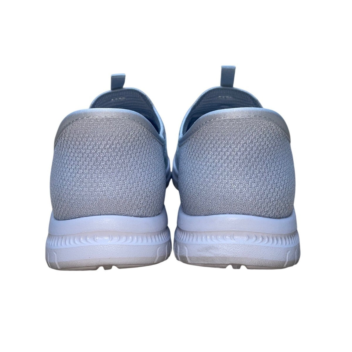 Skechers Women’s Gray Vegan Fabric Hand-Free Slip-Ins Machine Washable Shoes 9.5