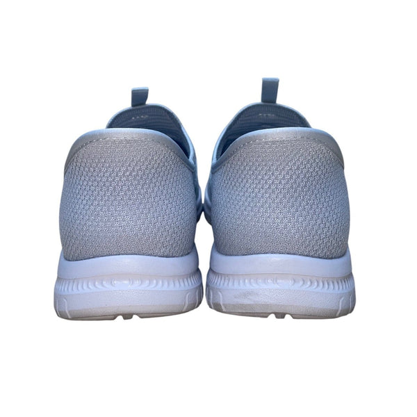 Skechers Women’s Gray Vegan Fabric Hand-Free Slip-Ins Machine Washable Shoes 9.5