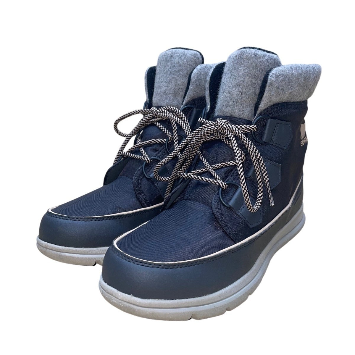 Sorel Women’s Gray Lace Up Style Waterproof Insulated Winter Boots Size 9