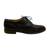 Salvatore Ferragamo Men’s Black Leather Brogue Oxford Dress Shoes Size 10.5