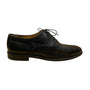 Salvatore Ferragamo Men’s Black Leather Brogue Oxford Dress Shoes Size 10.5