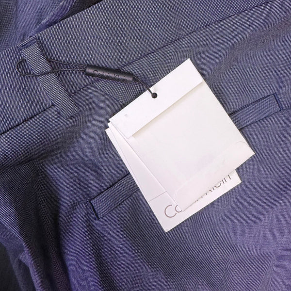 Calvin Klein Mens Blue Slim Fit Dress Pants Size 34X32