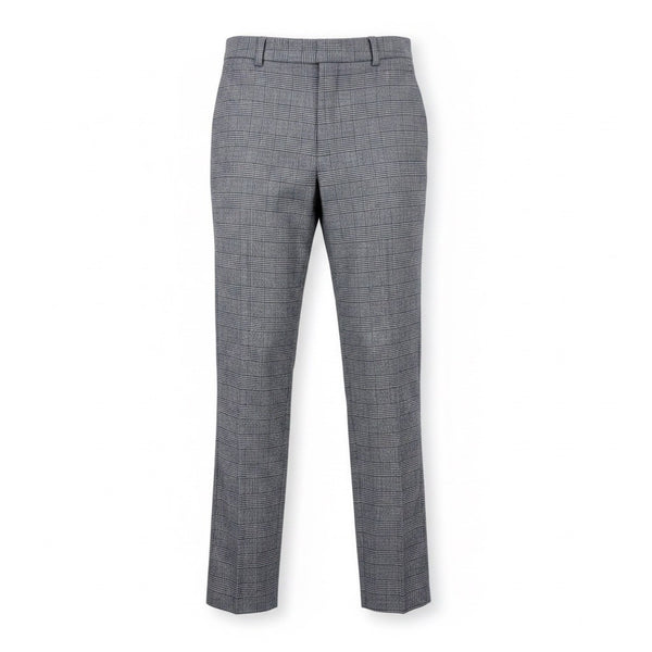 Uniqlo Womens Gray Plaid Straight-Leg Dress Pants Size S 26-27"