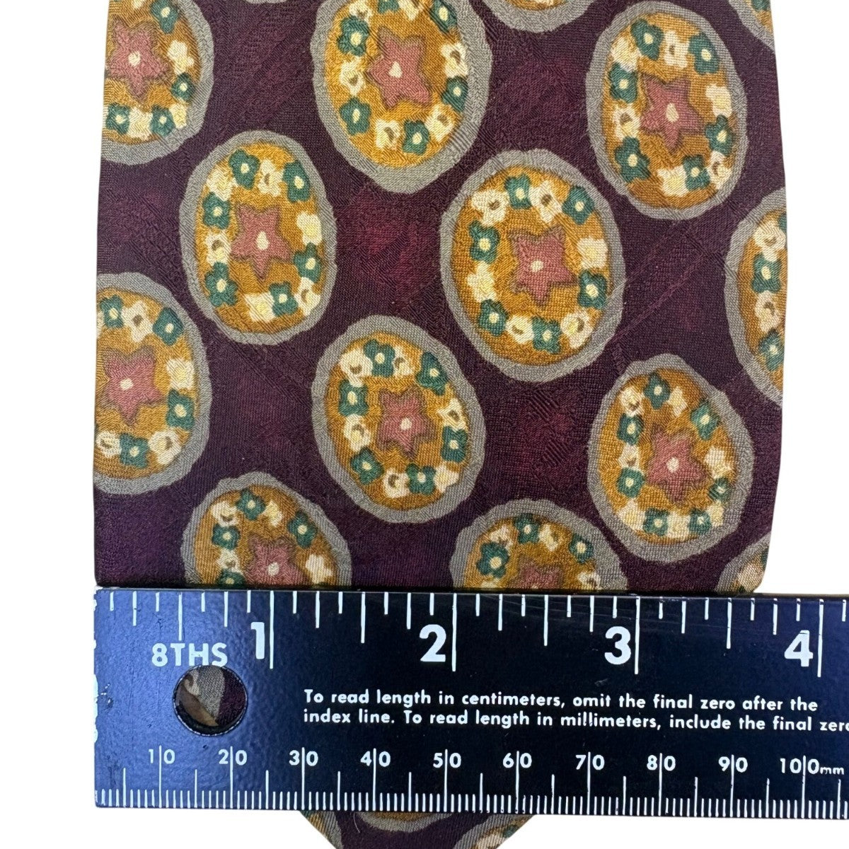 Omaggio By Robert Talbott Mens Purple Silk Floral Pattern Necktie Italy Design N