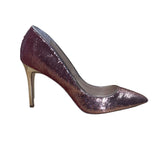 Jewel Badgley Mischka Women’s Rose Sequined Pointed Toe Stiletto Heels Size 10