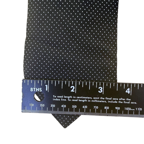 Faconnable Mens Navy Blue 100% Silk Polka Dot Necktie Elegant Classic Design