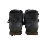 Skechers Women's Navy Leather Air-Cooled Memory Foam Ankle Boots Size 9.5