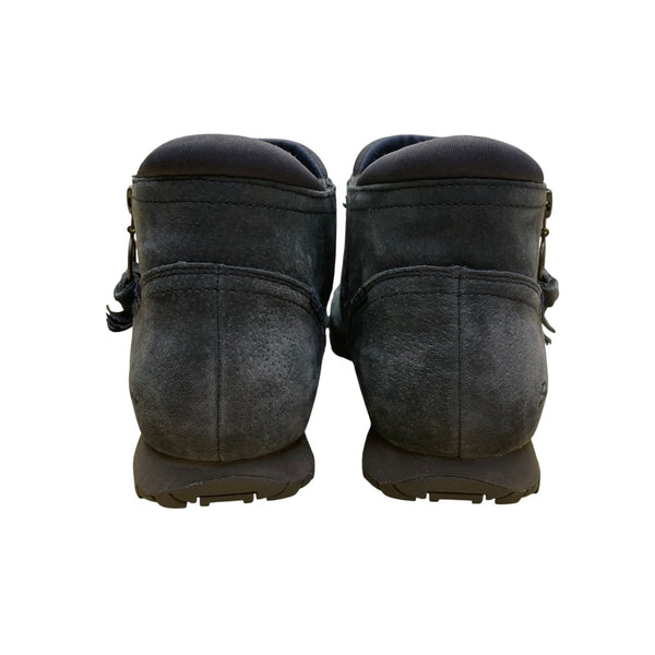 Skechers Women's Navy Leather Air-Cooled Memory Foam Ankle Boots Size 9.5