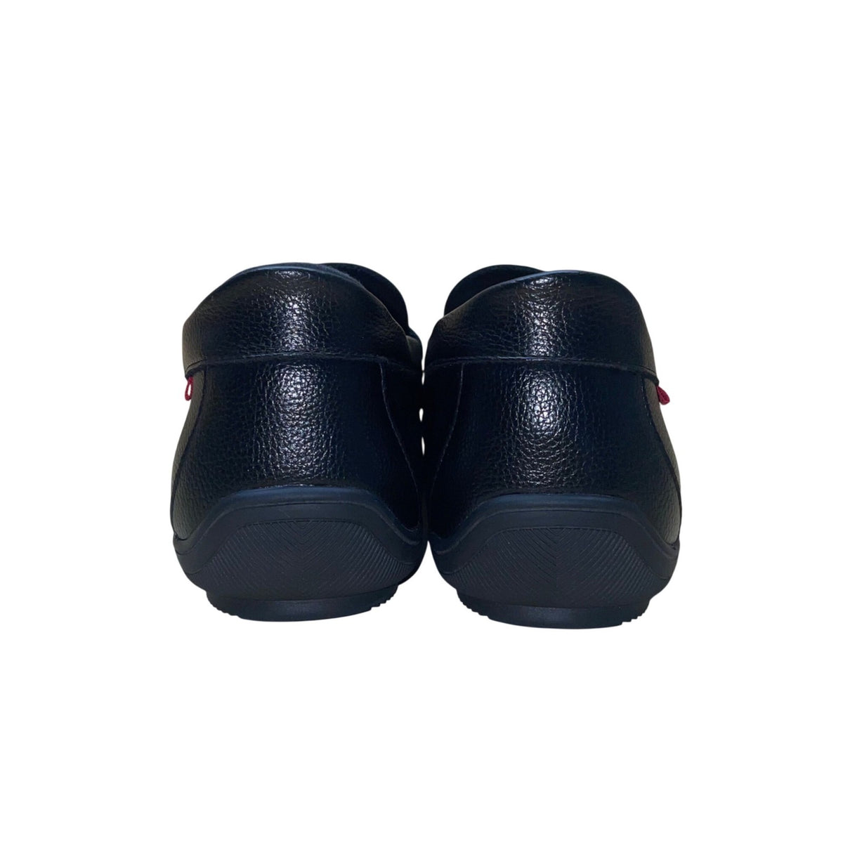 MJNY Marc Joseph Men’s Black Horse-bit Accent Slip-On Driving Loafers Size 8.5