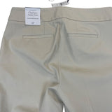 Talbots Womens Beige Cotton Blend Chatham Ankle Pants Size 0 Petite - New