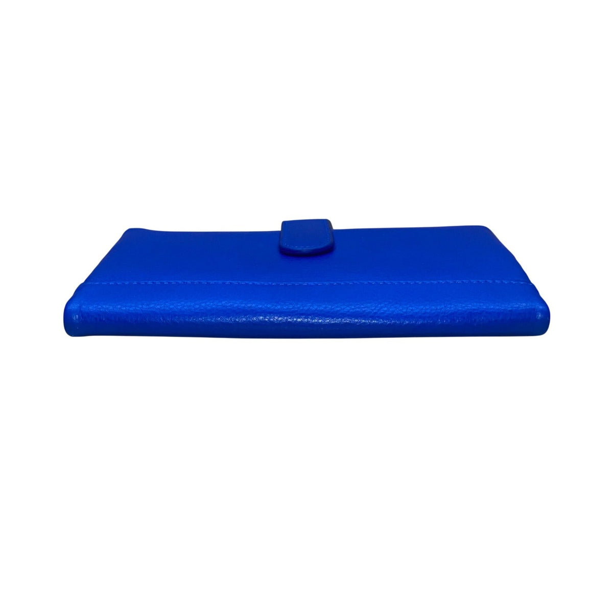 ili New York Women’s Cobalt Blue Genuine Leather Zip Closure RFID Wallet