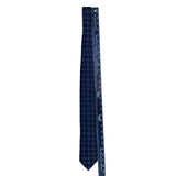 Donald J. Trump Mens Blue Silk Floral Geometric Tie Handmade Classic Necktie