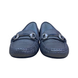 Marc Joseph Women’s Gary Pewter Grainy Leather Grand St Loafers Size 8