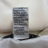 Blacktie Oleg Cassini Womens Beige Two-Piece Tank Top & Skirt Set Size 14