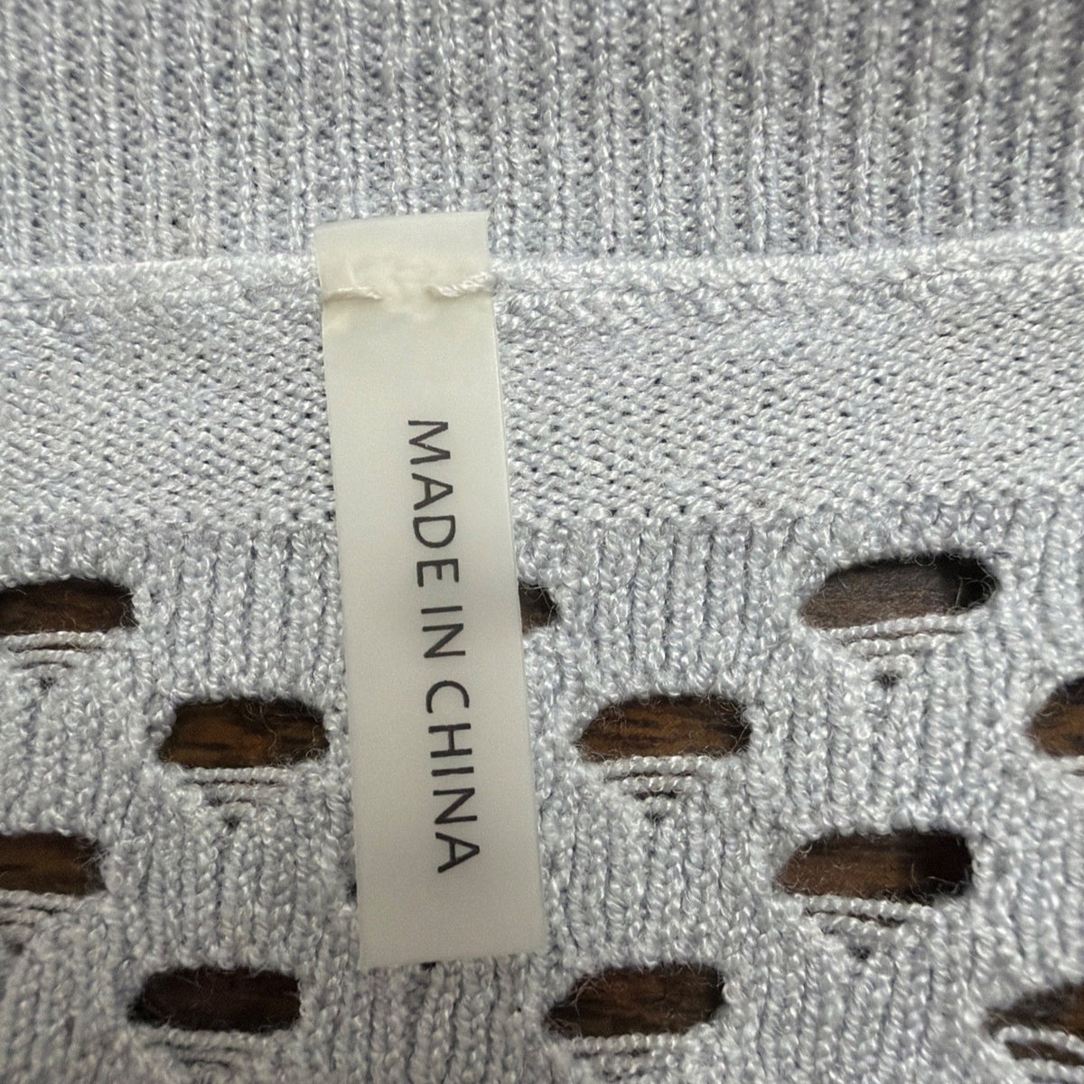 Rebecca Taylor Womens Lavender Open Knit Short Sleeve Sweater Size S