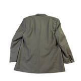 Alfani Mens Olive 100% Wool Performance Suit Two-Piece Garment Size 38S 32W