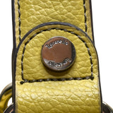 Tignanello Women’s Yellow Leather Storage Pockets  Double-Strap Shoulder Bag