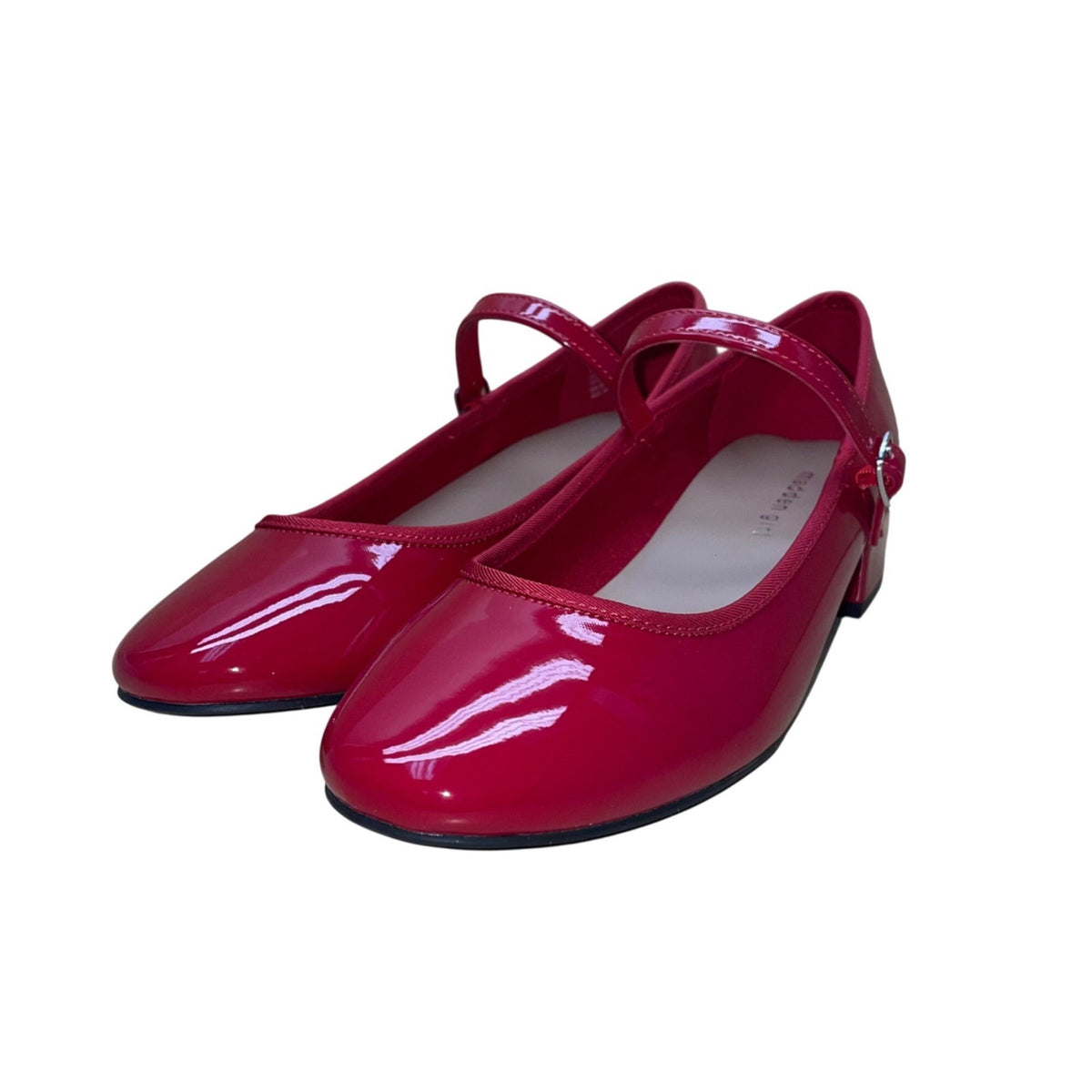 Madden Girl Women’s Red Patent Low Block Heel Tutu Mary Jane Shoes Size 7
