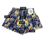 Abercrombie & Fitch Mens Multicolor Swim Trunk Nautical Print Mesh Lining  Sz XS