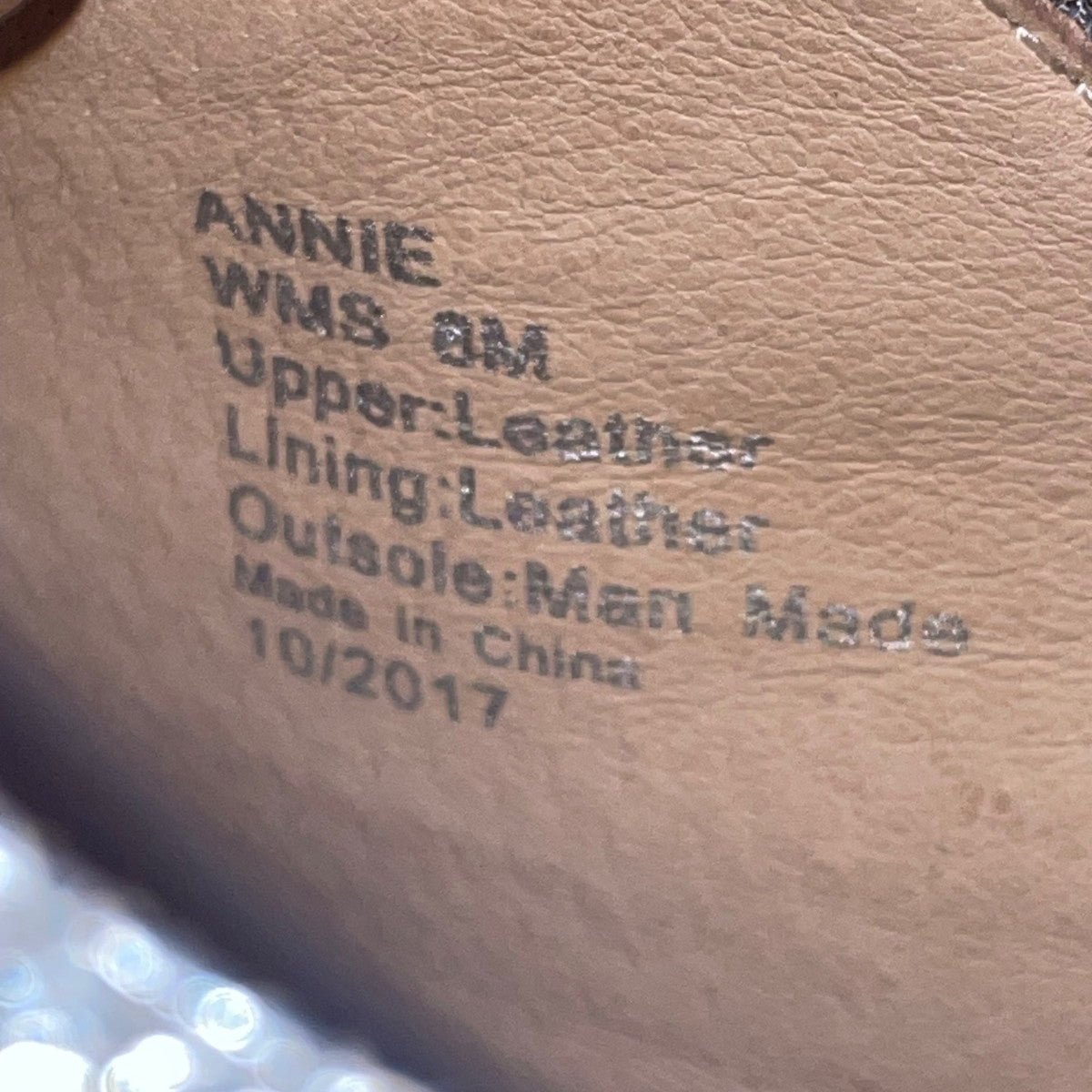 Kenneth Cole Annie Womens Blue Glitter Leather Lace-Up Oxford Shoes Size 8M