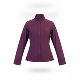 Fabletics Womens Purple Performance Zip Front Mock Neck Athletic Jacket Size S