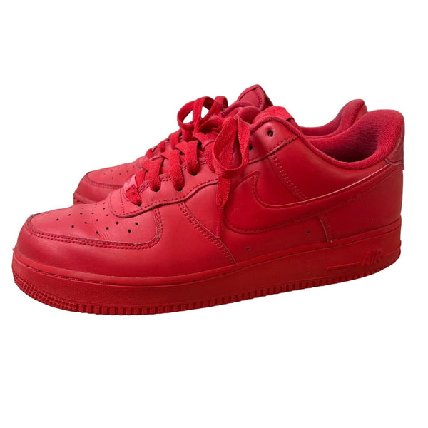 Nike Men's Crimson Red Air Force One Sneakers Sz 11