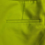 Rachel Zoe Women’s Bright Green Nylon Blend Straight-Leg Pants Size 10