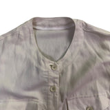 Lacoste Womens White Sleeveless Safari Vest Jacket With Pockets Size 38