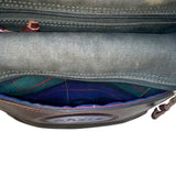 Orvis Men’s Olive Canvas &  Brown Leather With Adjustable Strap Crossbody Bag