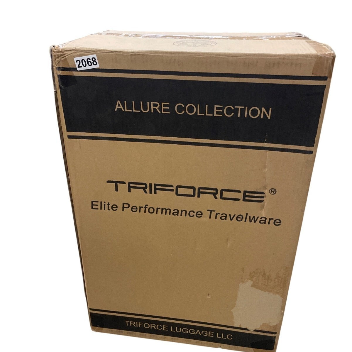 Triforce Navy Blue Telescopic Handle Build-in Scale Allure Collection Luggage