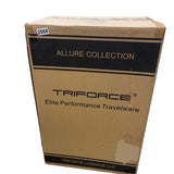 Triforce Navy Blue Telescopic Handle Build-in Scale Allure Collection Luggage