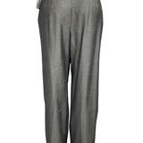 Gianni Womens Gray Wool Blend Trousers Size 12 Tailored Elegance New