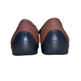 Hotter Women’s Brown Leather Comfort Sole Selena Loafers Size 9.5
