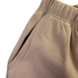Woman Within Womens Tan Straight-Leg Pants With Elastic Waist & Pockets Size 12