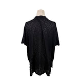 Hotouch Women’s Black Polyester/Spandex Open Front Cardigan Sweater Size L - New