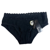 Felina Womens Black Lace Trim Panties Size S- NEW