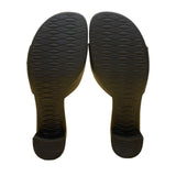 Ecco Women’s Black Leather Flower Accent Open-Toe Mule Sandals Size 37