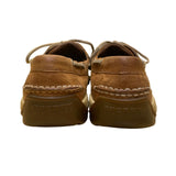 Sperry Men’s Brown Leather Mesh Panels Top-Sider Size 10M