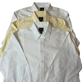 Jos A Bank Mens White Yellow Button-Down Dress Shirts 16.5 34