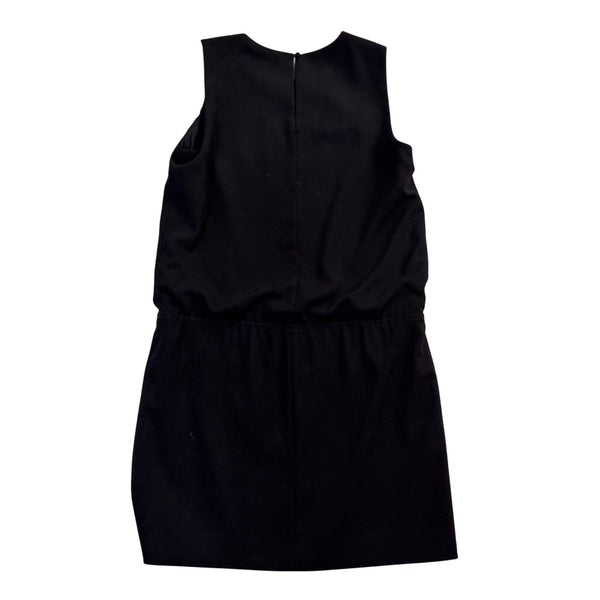 Ann Taylor Womens Black Sleeveless Shift Dress Keyhole Back Detail Size 12