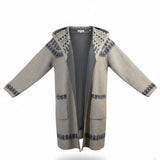 Max Studio Women’s Gray Knit Cardigan With Pockets Size Large