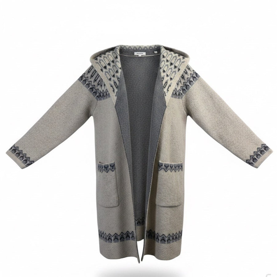 Max Studio Women’s Gray Knit Cardigan With Pockets Size Large